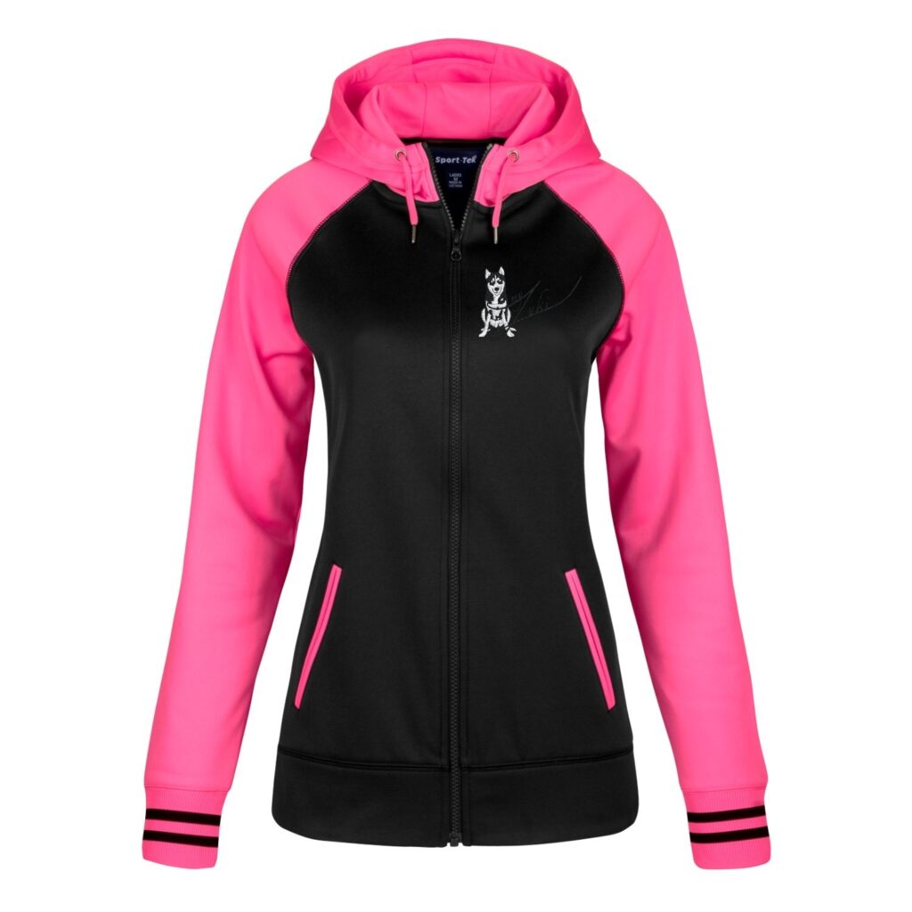 Women's Sport Fleece Hooded Jacket - Zuki's Printing